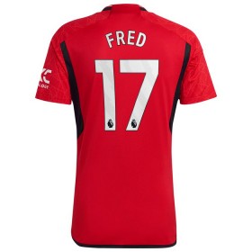 Camisola Manchester United Fred 17 Equipamento Principal 2023-24 Manga Curta